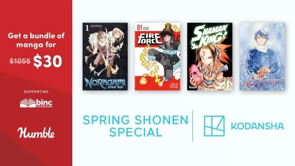Humble Bundle lancia l'accordo Manga Shonen Spring: 96 volumi di Fire Force, Noragami per $ 30