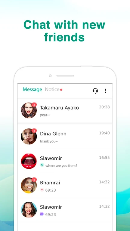 Peppermint Pro -VideoChat, LiveChat ဖန်သားပြင်ဓာတ်ပုံ 2