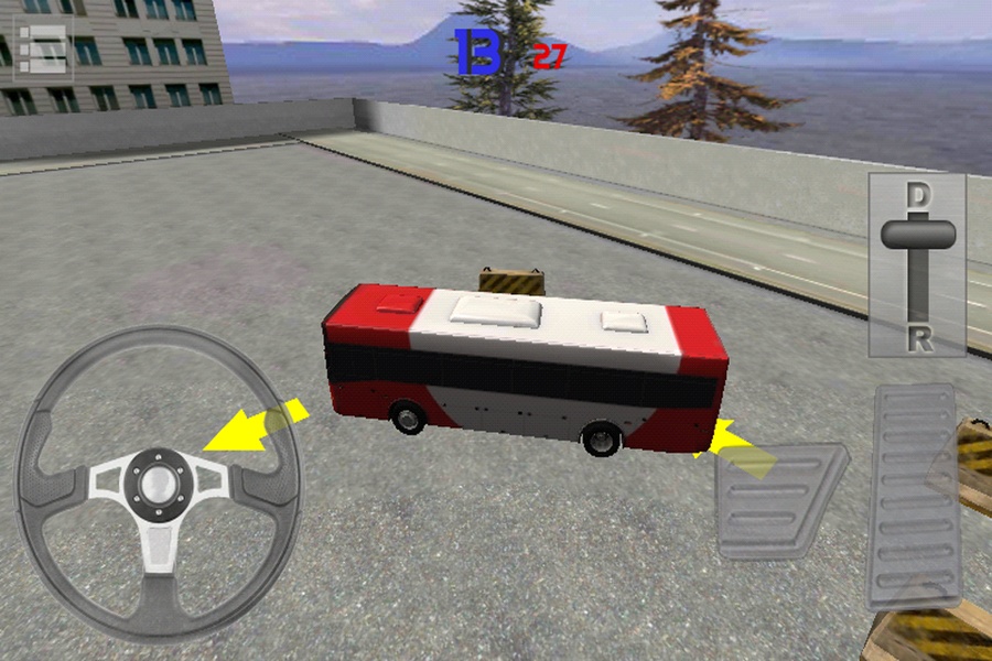 Bus Parking 3D Captura de pantalla 1