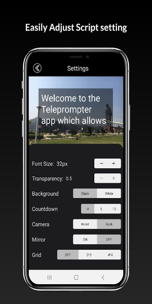 Teleprompter with Video Audio应用截图第4张