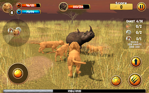 Wild Lion Simulator 3D應用截圖第3張