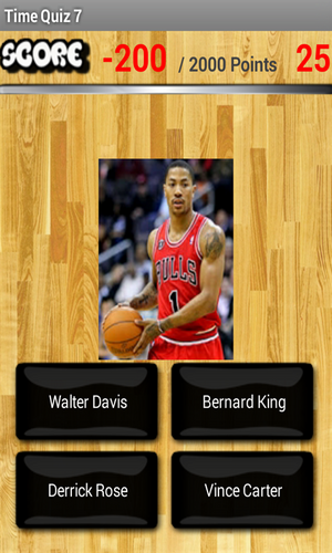 Schermata Basketball Players Quiz 4