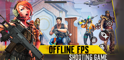 War Games Offline - Gun Games ภาพหน้าจอ 1