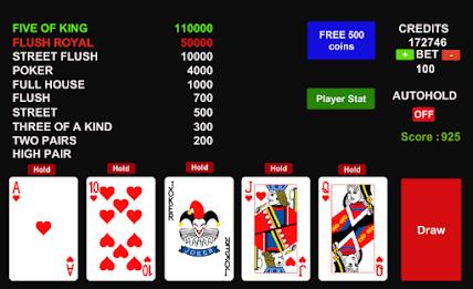 Schermata Poker Jolly Card 1