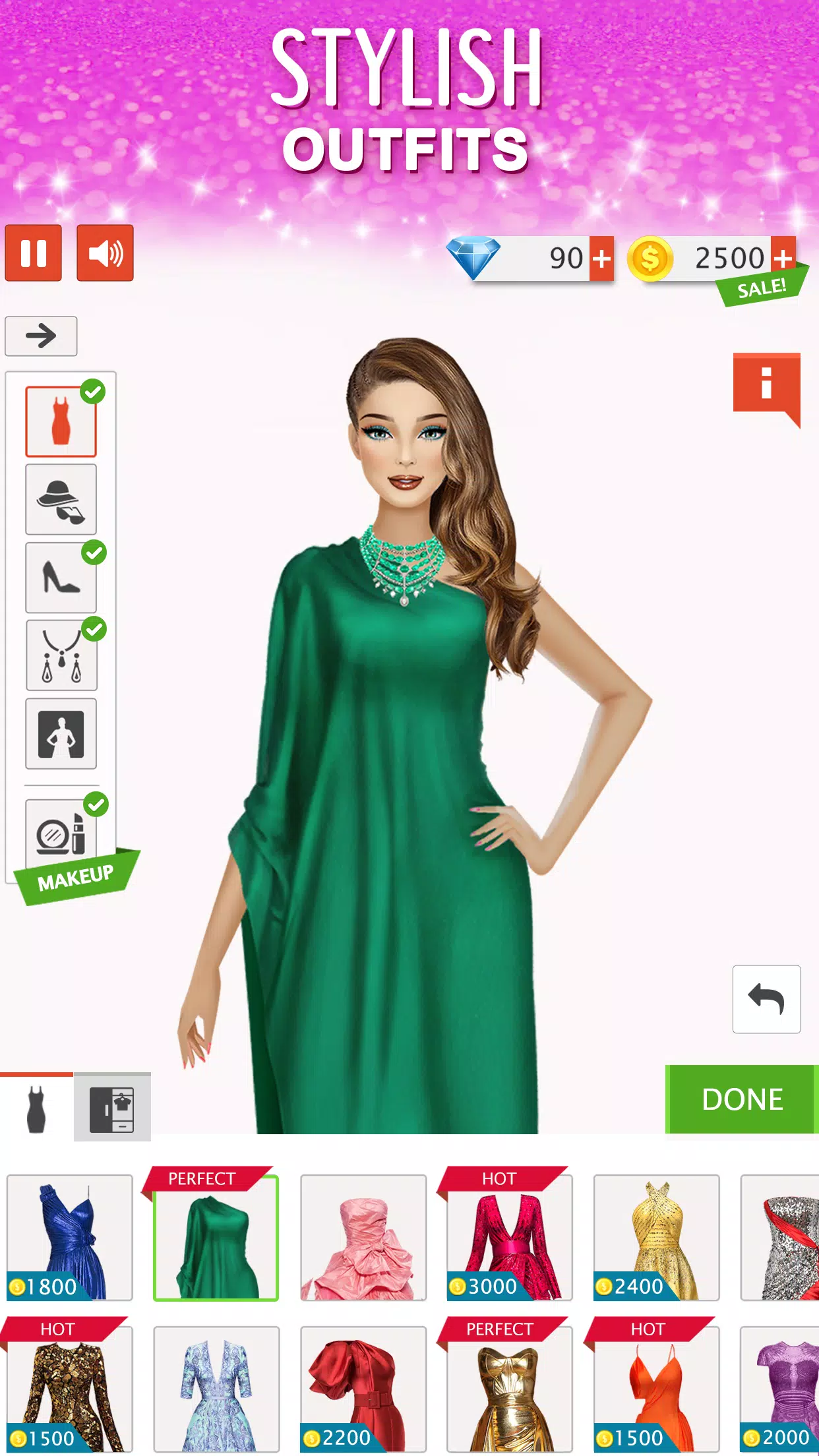 Fashion Stylist: Dress Up Game Ảnh chụp màn hình 2