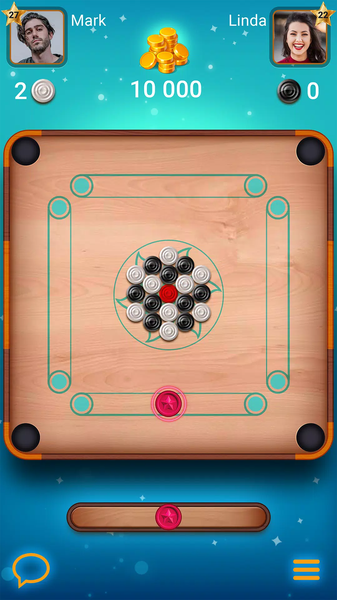 Carrom Lure - Disc pool game Tangkapan skrin 3