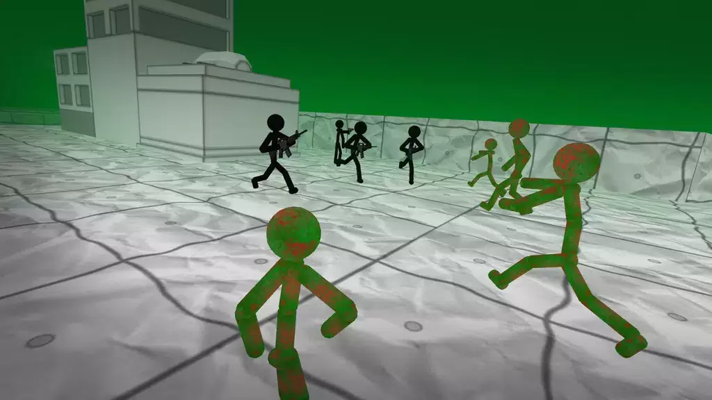 Stickman Zombie 3D ภาพหน้าจอ 2