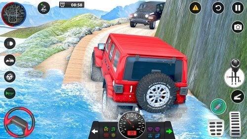 Offroad Jeep Driving Games 3D Zrzut ekranu 1