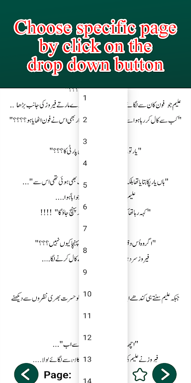 Schermata Fahis Romantic Urdu Novel 3