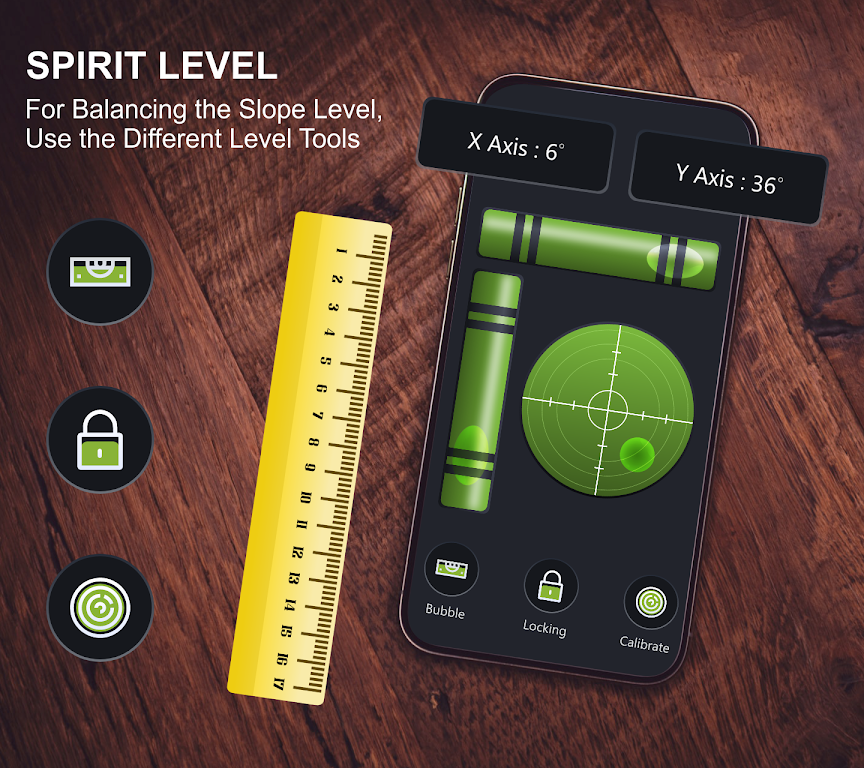 Spirit level - Bubble level ภาพหน้าจอ 3