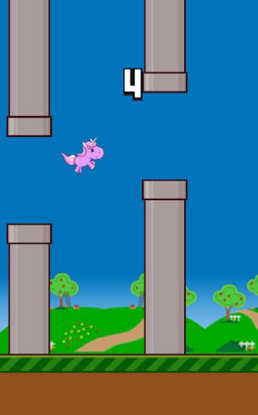 Flappy Unicorn Zrzut ekranu 4