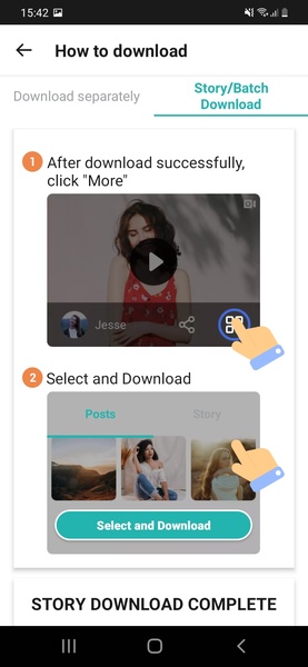 Video Downloader for Instagram Captura de tela 1