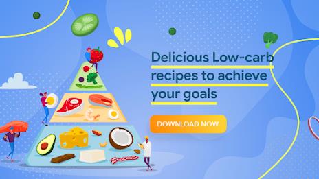 Low carb recipes diet app Captura de pantalla 1