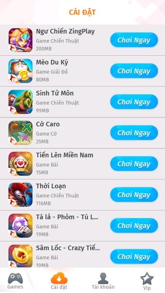 ZingPlay ဖန်သားပြင်ဓာတ်ပုံ 3