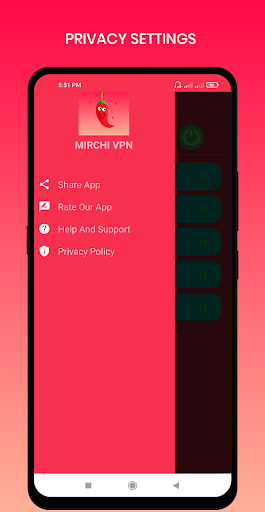 Mirchi VPN - Private & Fast Ekran Görüntüsü 3