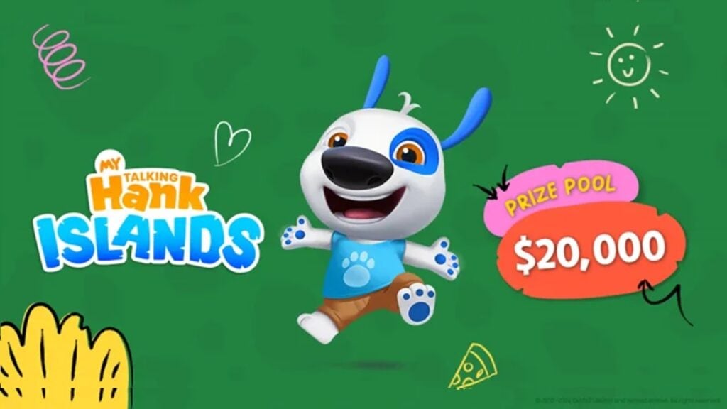 Nhập My Talking Hank: Islands để giành được 20.000 USD!