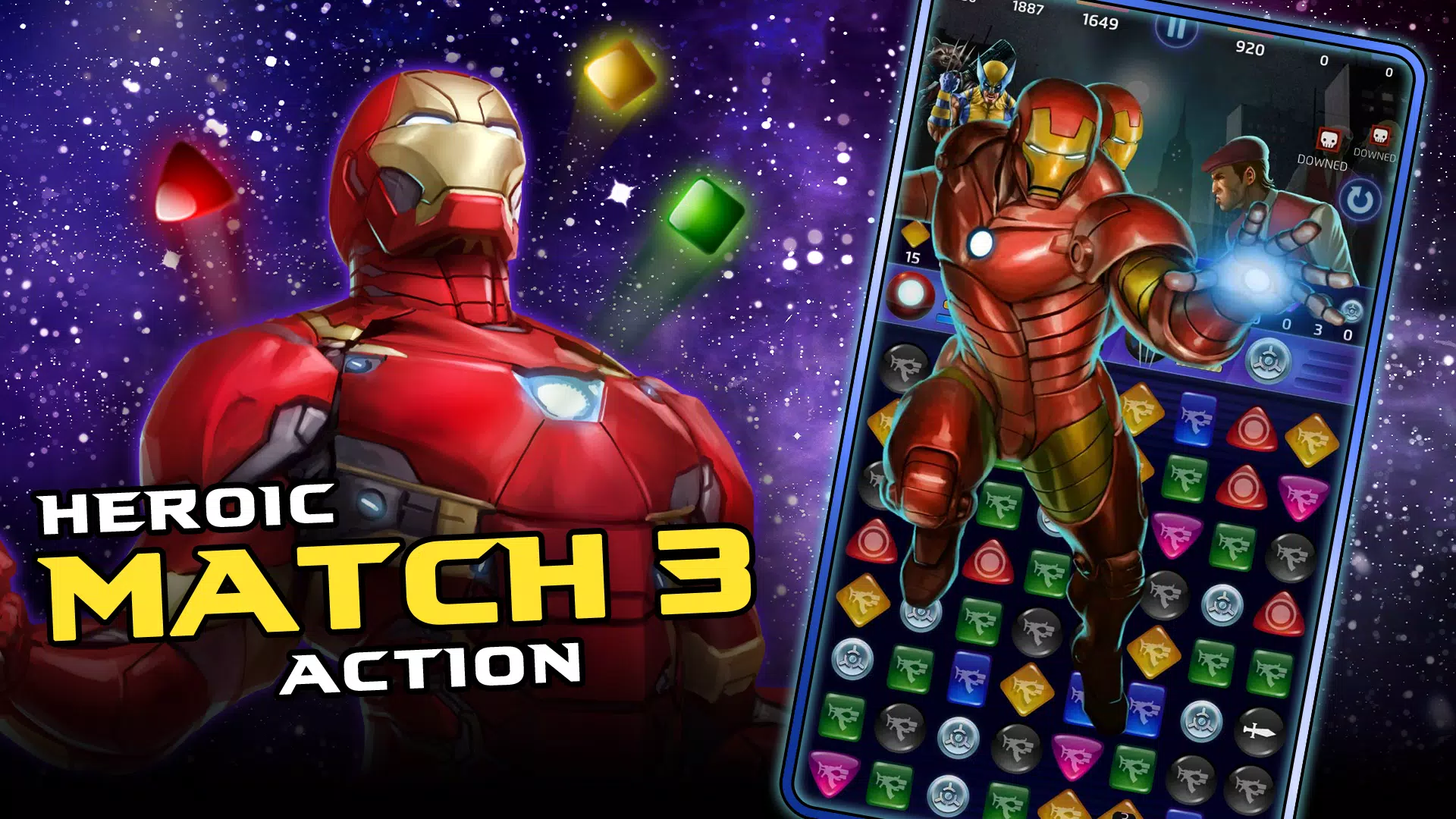 MARVEL Puzzle Quest Helden-RPG Screenshot 2