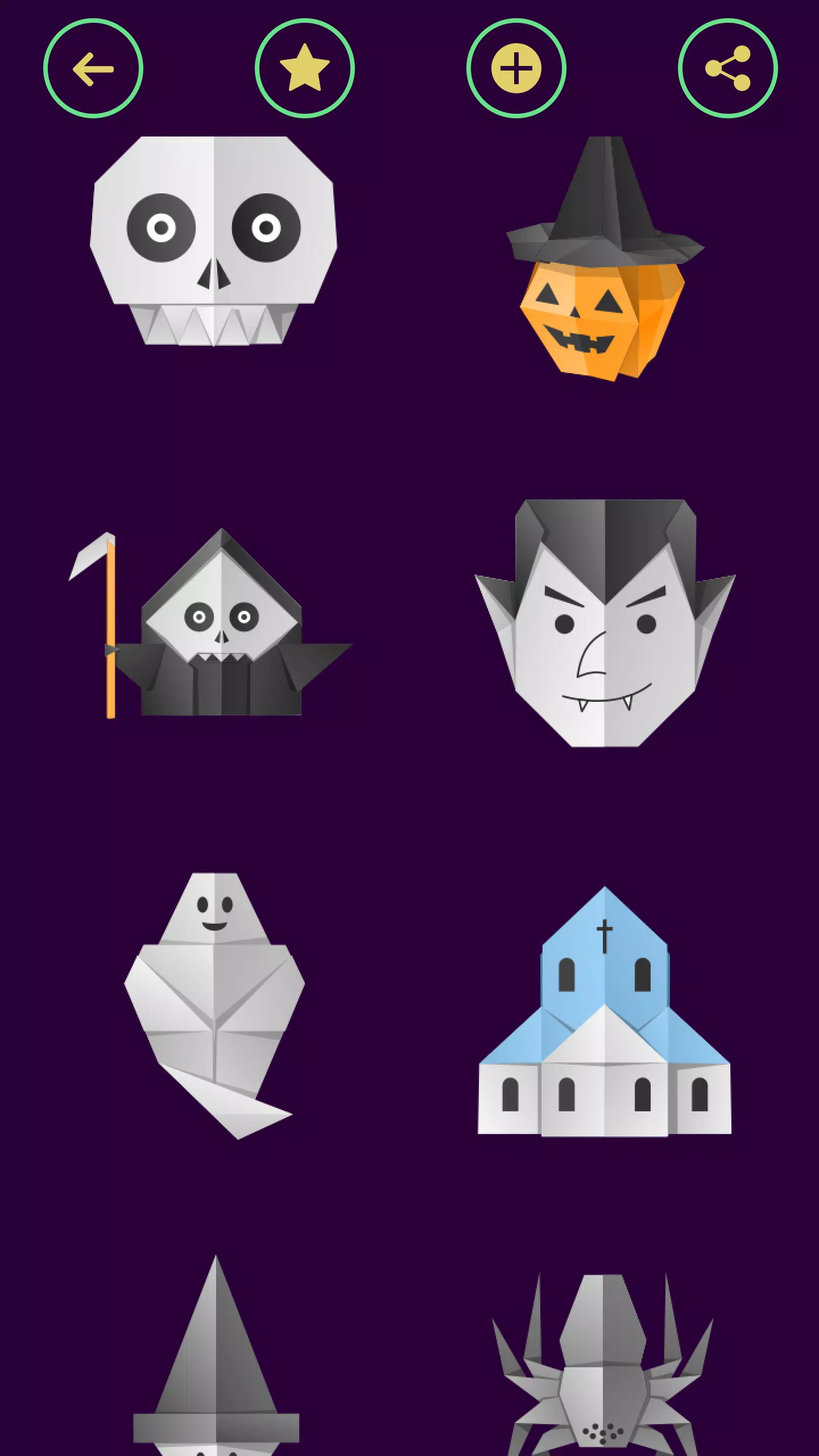 Origami Halloween Скриншот 4