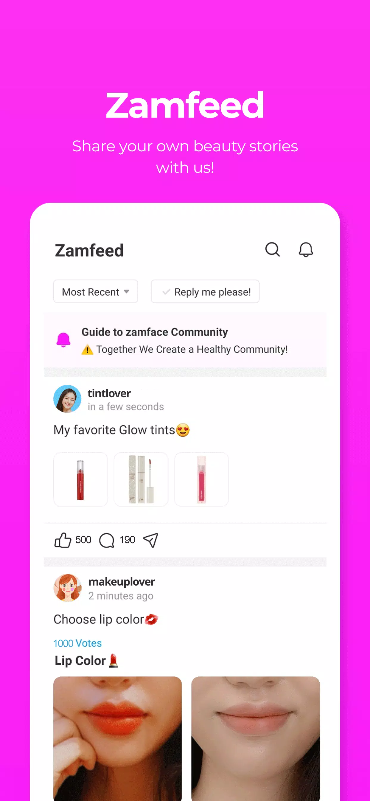zamface- your makeup guide! Capture d'écran 3