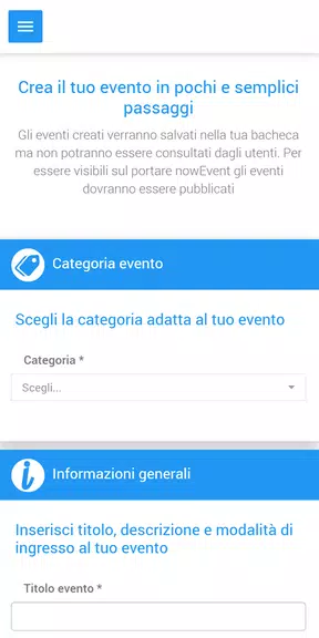 nowEvent - L’app a misura di evento Captura de pantalla 4