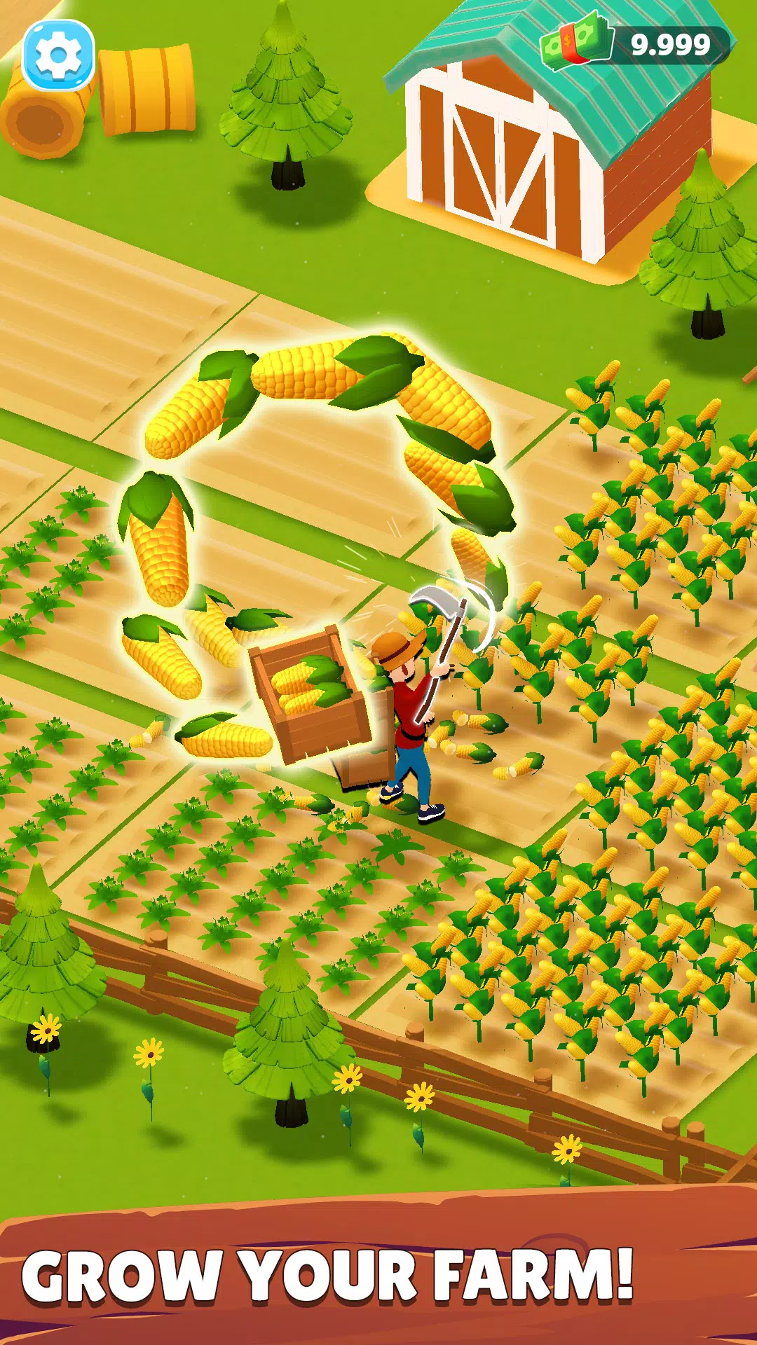 Crop to Craft - Idle Farm Game ภาพหน้าจอ 1