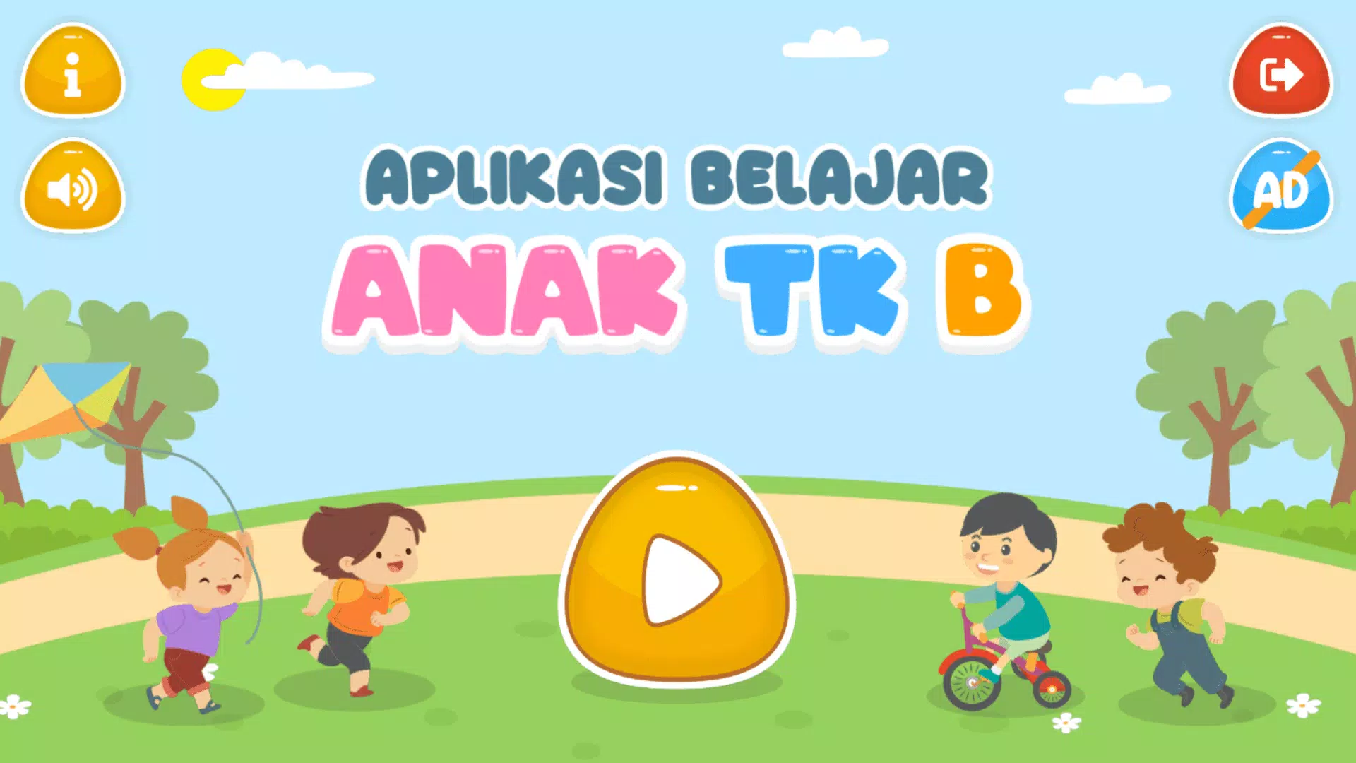 Aplikasi Belajar Anak TK B スクリーンショット 1