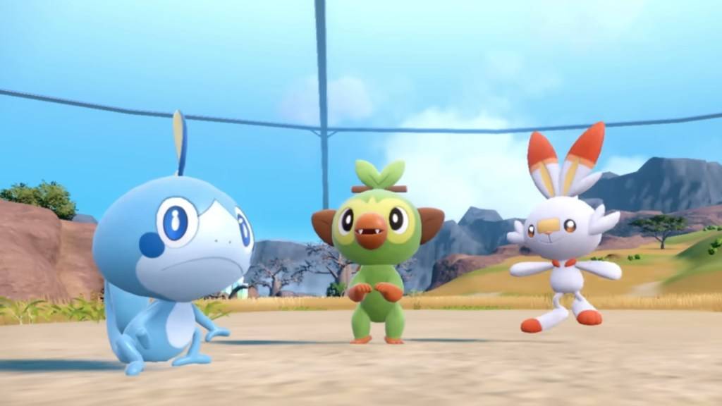 Gen 8 Starters Sobble、Grookey、およびScorbunnyPokémonScarlet＆Violet