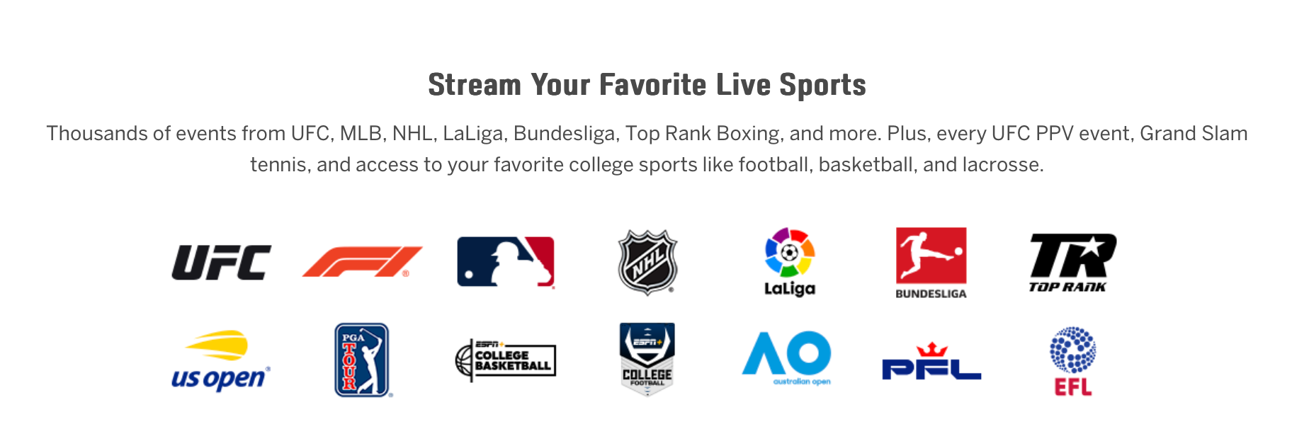 Diffusion sportive en direct sur ESPN