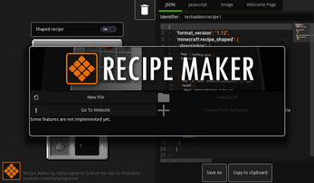 Crafting Table Recipe Maker 스크린샷 1