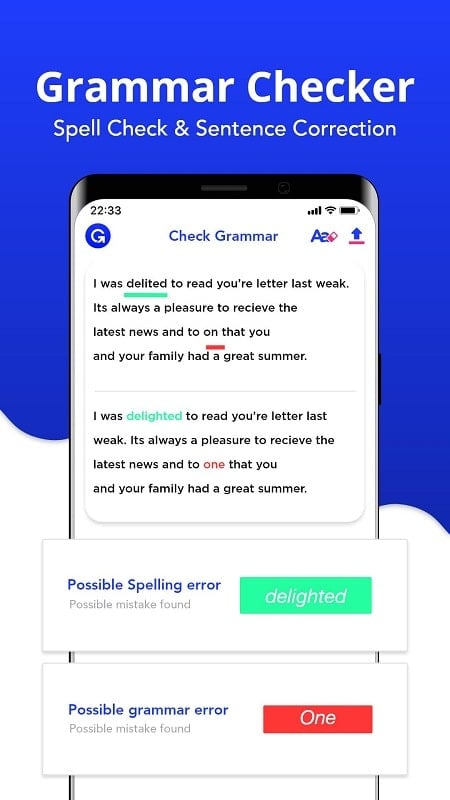 Grammar Checker ภาพหน้าจอ 4