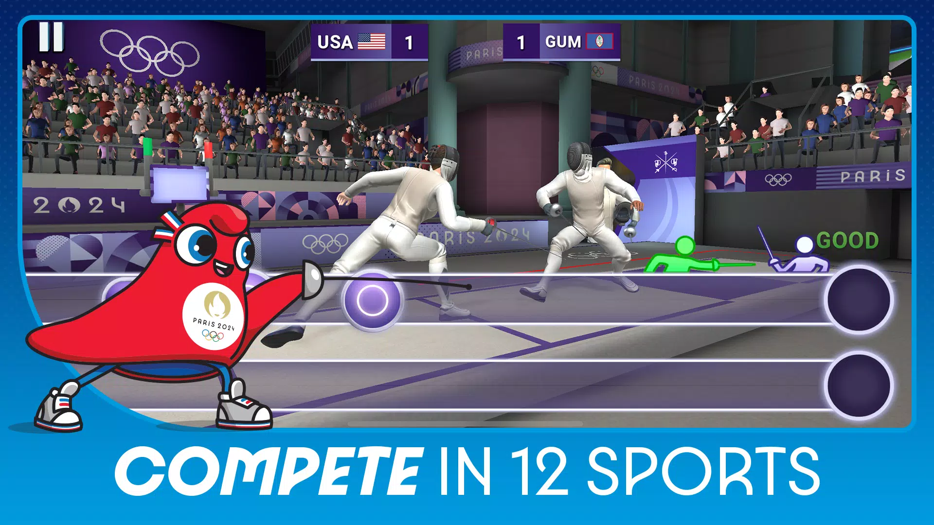 Olympics™ Go! Paris 2024 Tangkapan skrin 1