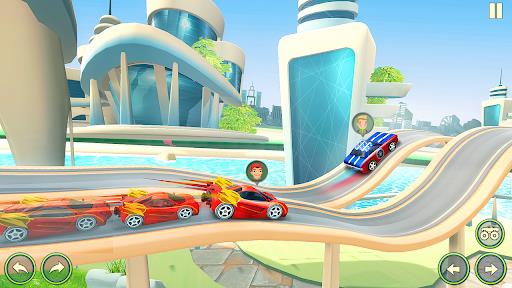 Hot Cars Fever-Car Stunt Races Captura de tela 1