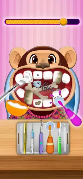 Hippo’s Doctor : Dentist Games Captura de tela 2