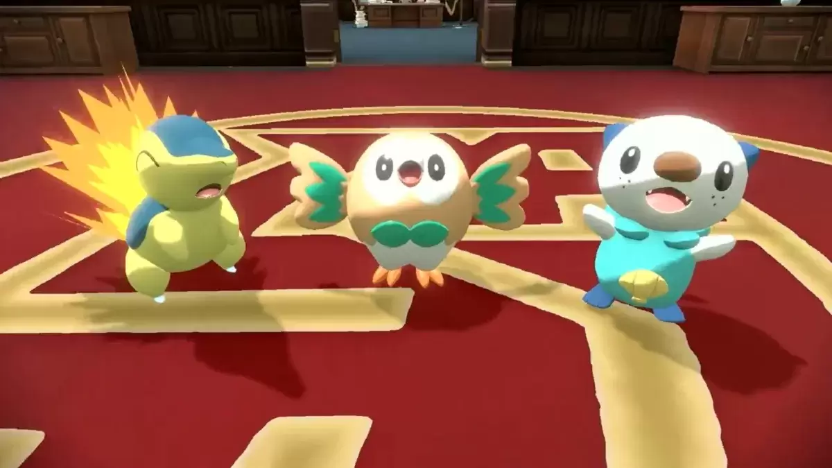 ポケモンの伝説：アルセウスのスターター、シンダキル、ロウレット、オシャホット