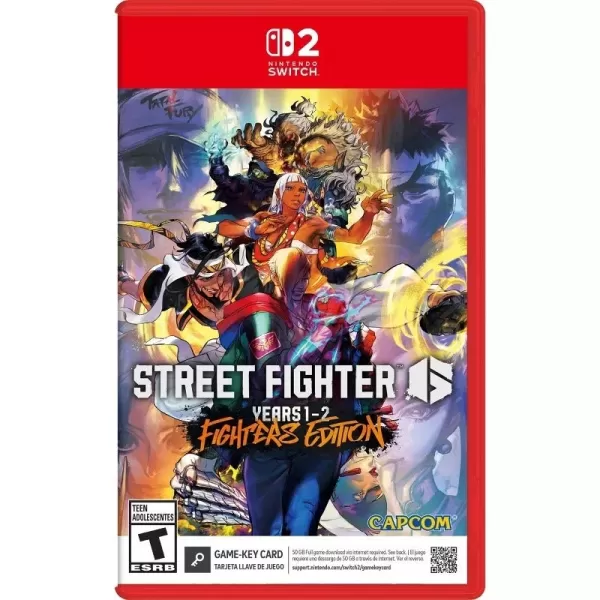 Street Fighter 6 Years 1-2 Fighters Edition Switch 2 cover art