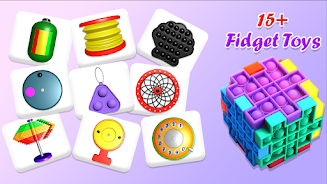 Fidget Toys Set Pop It Bubble Captura de pantalla 1