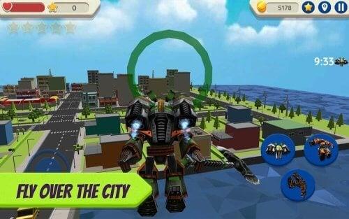 Robot Hero: City Simulator 3D Ekran Görüntüsü 4