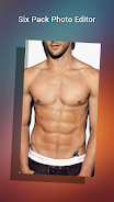Six Pack Photo Editor Captura de pantalla 1