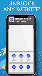 Browser VPN Private Proxy Zrzut ekranu 1