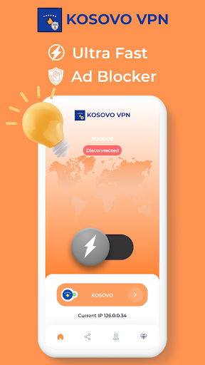 Kosovo VPN - Private Proxy ဖန်သားပြင်ဓာတ်ပုံ 2