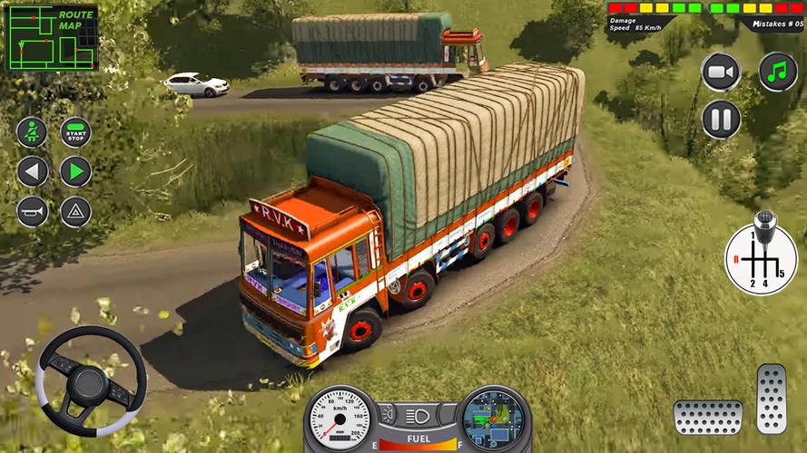 Indian Heavy Truck Delivery 3D Ekran Görüntüsü 3