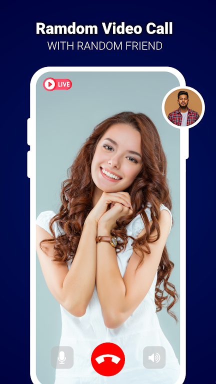 Live Video Call - Global Chat स्क्रीनशॉट 1