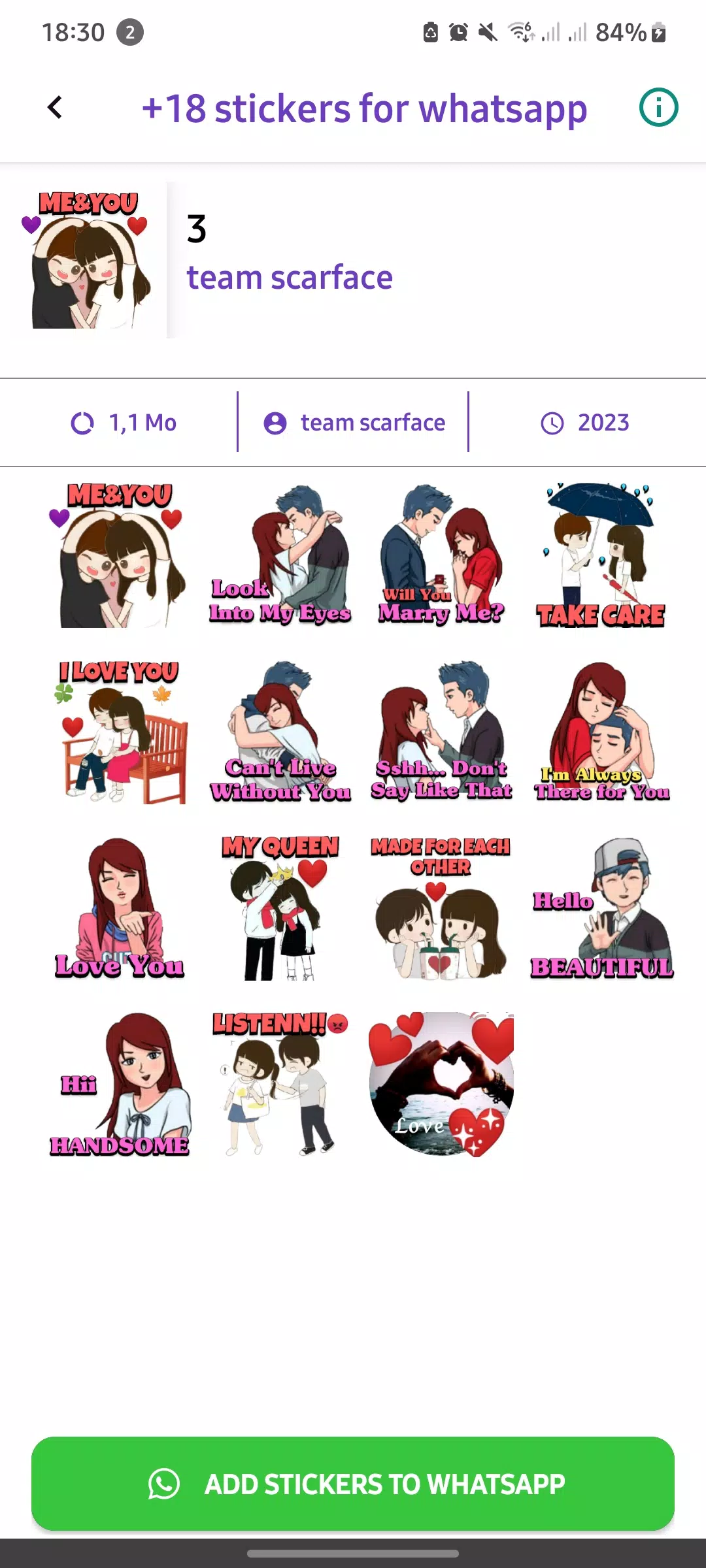 +18 Stickers For WhatsApp ภาพหน้าจอ 3