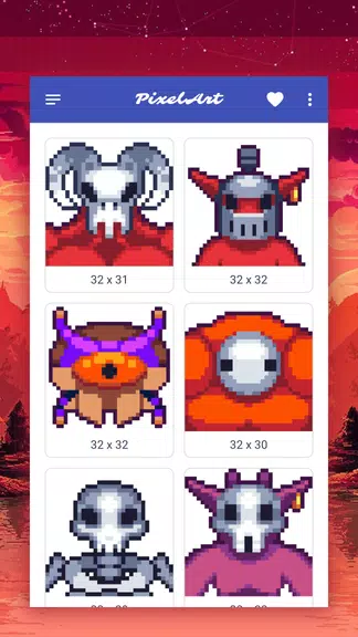 How to draw pixel monsters Schermafbeelding 2