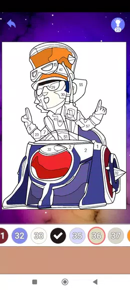 Coloring Book of Brawl S. Fans Screenshot 1