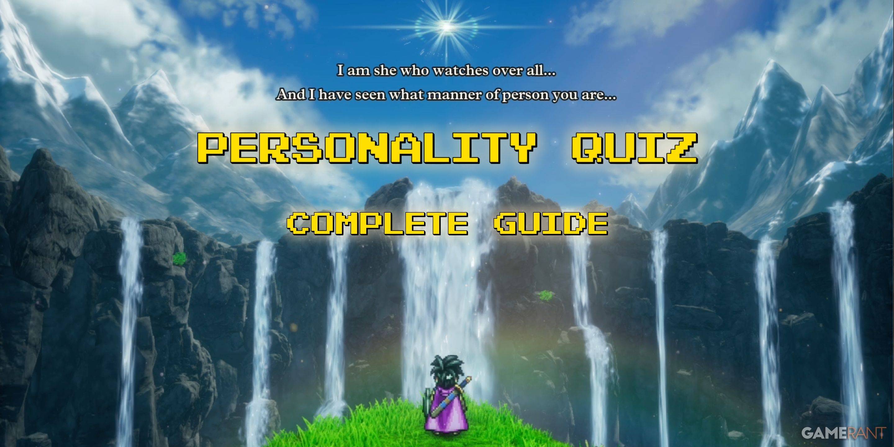 Dragon Quest 3 Remake: Guia completo do questionário de personalidade