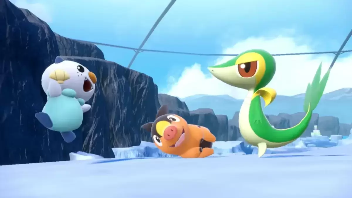 Gen 5 StartersPokémonScarlet＆VioletのOshawott、Tepig、およびSnivy