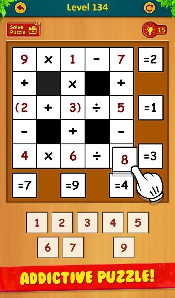 Math Puzzle Game - Math Pieces Ảnh chụp màn hình 3