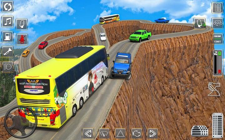 Uphill Offroad Bus Simulator Tangkapan skrin 4