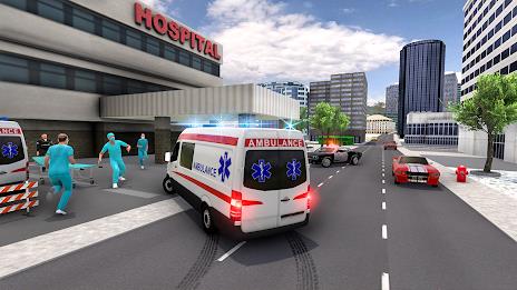 Ambulance Simulator Car Driver Screenshot 1